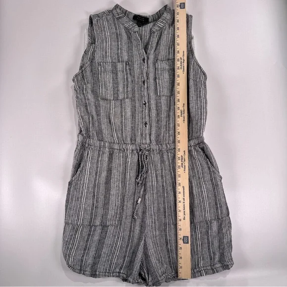 Kelly Renee Sleeveless Striped Jumpsuit Womens Size L Minimalist. - Picture 7 of 10